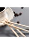 Wooden Coffee Stirrers, 100 Count Disposable Stir Sticks for Coffee & Cocktails, Wooden Beverag - 4