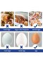 Egg Scrambler Shaker, Hand Whisks Egg White and Yolk Rotary Mixers with Egg Slicer - 3