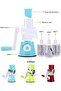 4 Pcs Vegetable Slicer 3 In 1 Handheld Spiral Rotary Drum Slicer For Vegetable Fruit Cheese Nut - 5