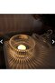 Tent Shaped Crystal Glass Dish with Lid - 6