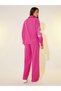 Embroidered Detail Long Sleeve Shirt and Pants Co-Ords - 6