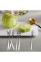 6pcs Premium Stainless Steel Forks， Silver Lovely Table Dinner Forks Dishwasher Safe for Dessert， Cake， Fruit， Salad Appetizer Crab - 2