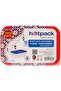 HD MICROWAVE CONTAINER 750ML+COLOR LID 5PCSX2 TWINPACK