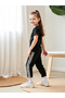 Kids 2pcs Graphic Print Short Sleeve T-Shirt and Jogger Pants - 2