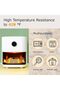 100Pcs Air Fryer Disposable Paper Liner, Air Fryer Liners Square, Baking Paper for Air F - 5