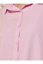 Solid Oversized Spread Collar Shirt - 3
