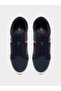 Color Block Low Top Lace-Up Sneakers with Twin Stripe Detail - 5