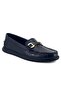 25484103Y Women's Genuine Leather Crepe Sole Loafer Shoes - 5