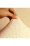 High Stretch 1 Seater Sofa Cover 80-120cm Size Cream - 3