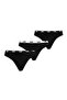 Womens String 3 Pack - Black