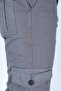 Flat Leg Cargo Pocket Linen Seasonal Trousers - 4