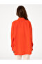 Pomegranate Flower Oversize Linen Blended Long Sleeve Shirt 50313128-Vr039 - 5