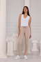 Nevrur Stitched Waist Elastic Bag Pocket Pants - 4