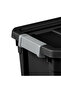 Latch Closure Rectangular Stacker Storage Tote 7.5 Gal - 4