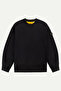 Siyah Unisex Basic Relax Sweatshirt | (Ruden - Tar)