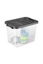 Latch Closure Modular Stacker Storage Box 30 Quart - 4