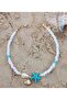 Seashell & Blue Starfish Detailed Anklet Summer Women's Anklet - 2