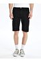Lcw Jeans Black Standard Fit Men's Jean Shorts - 3