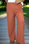 Elastic Waist Full Lycra Plus Size Burumcuk Fabric Loose Pants - 6