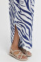 Women's Trousers - Voile Zebra Patterned Shalwar Trousers - 2130 - 4