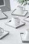 Nova 6-Person Porcelain Coffee Cup Set - 90 ml