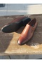 Men's Winter Shoes Genuine Inner Outer Leather Rubber and Non-Slip Sole Laceless Tan Color - 6