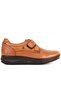 - Tan Leather Velcro Men's Casual Shoes 101-3126-65390