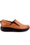- Tan Leather High Sole Casual Shoes 101-2851-65390