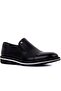 Fosco - Black Leather Men's Casual Shoes 290-9525 - 2