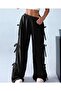 Y2K Ribbon Detail Trend Sweatpants/Pants