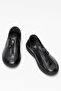 Women's Comfortable Non-Slip Sole Soft Real Leather Casual Shoes Br 04138 Black - 6