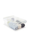 Fridge Organizer with Transparent Lid - 325*205*100 Mm, Set of 6 - 4