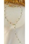 Y Necklace Drop Colorful Stone 60 cm Aly Necklace - 4