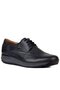 - Navy Blue Leather Men's Casual Shoes 101-3118-65390 - 2