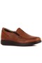 - Tan Leather Men's Casual Shoes 101-3289-75400 - 2