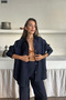Women's Shirt-Pants Suit Cupra Fabric - 3