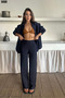 Women's Shirt-Pants Suit Cupra Fabric - 2