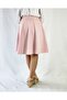 Dusty Pink Six Piece Knee Length Woven A-Line Skirt - 6