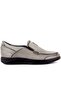 - Gray Leather Men's Casual Shoes 101-3289-75400