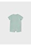 Baby Boy 2-Piece Jumpsuit Set Mint-White 1707 - 3
