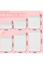 6 Pcs White Acrylic Display Risers Cube Square Jewelry Nesting Risers with Hollow Bottoms - 2