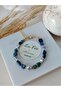 Blue - Navy Blue Lapis Lazuli Stone Color Special Design Natural Stone Porcelain Bead Bracelet - 2