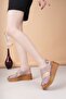 Genuine Leather Women's Daily Comfortable Sandals Dd1927 - 2