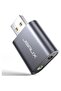 DM0003 USB-A إلى 3.5 ملم محول ميكروفون ومحول الصوت لبطاقة الصوت الخارجية