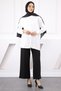 Ecru Sleeve Detailed Shirt - 3