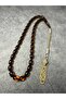 Copper Kazaz Tasseled Fire Amber Rosary - 2