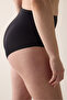Essentials Highrise High Waist Black Slip Panties - 3
