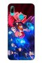 جراب سيليكون شفاف متوافق مع هاتف Huawei P Smart 2019 Jujutsu Kaisen