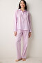 Maya Shirt Pants Lilac Pajama Set - 2