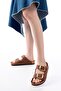 P-101 Tan Daily Women's Slippers - 2